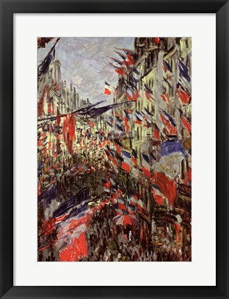 The Rue Saint-Denis, Celebration of June 30, 1878 by Claude Monet