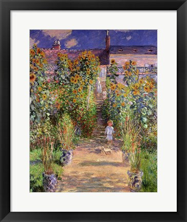 The Artist's Garden at Vetheuil, 1880 by Claude Monet