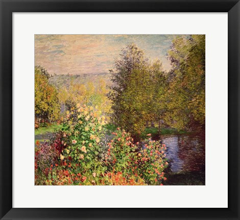 A Corner of the Garden at Montgeron, 1876-7 by Claude Monet