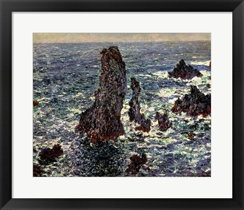 The Rocks at Belle Ile, 1886 by Claude Monet