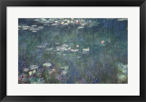 Waterlilies: Green Reflections, 1914-18 by Claude Monet