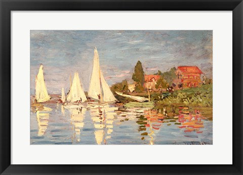 Regatta at Argenteuil, c.1872 by Claude Monet