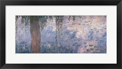 Waterlilies: Morning with Weeping Willows, 1914-18 (right section) by Claude Monet