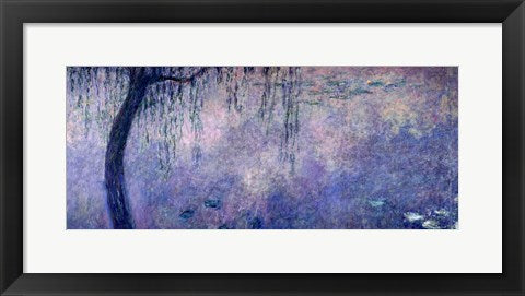 Waterlilies: Two Weeping Willows, left section, 1914-18 by Claude Monet
