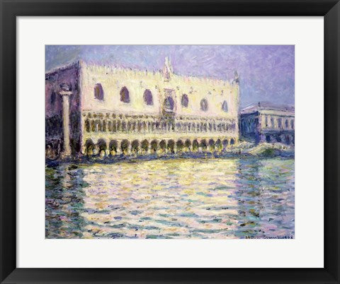 The Ducal Palace, Venice, 1908 by Claude Monet