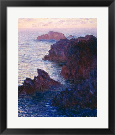 Rocks at Bell-Ile, Port-Domois, 1886 by Claude Monet