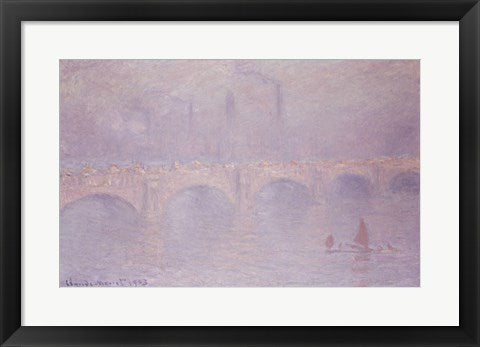 Waterloo Bridge, Hazy Sunshine by Claude Monet