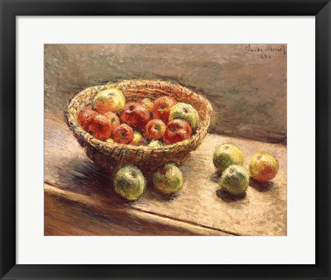 A Bowl of Apples, 1880 by Claude Monet