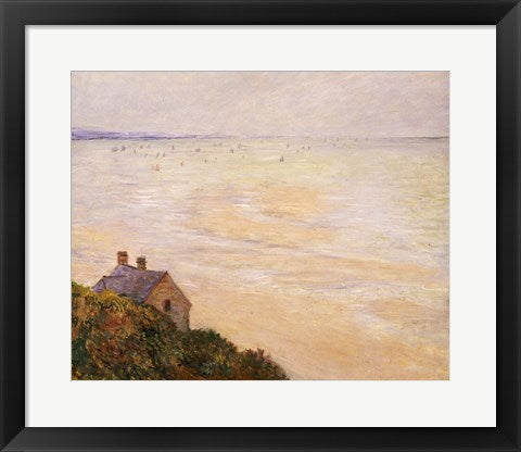 The Hut at Trouville, Low Tide, 1881 by Claude Monet