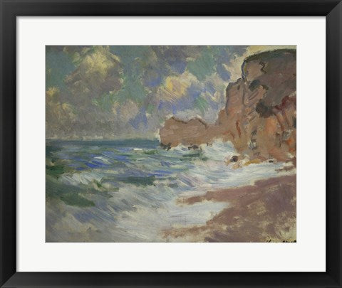 Receding Waves by Claude Monet