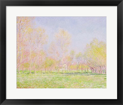 Spring in Giverny, 1890 by Claude Monet