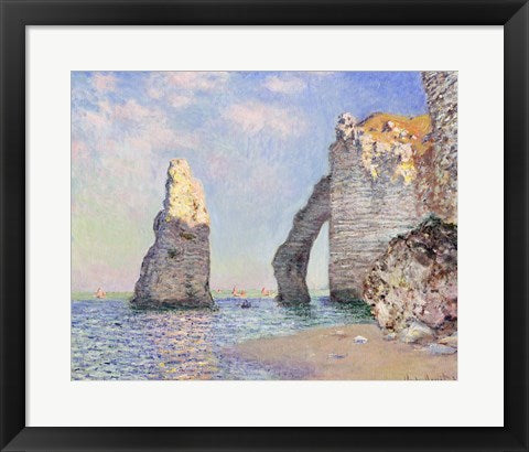 The Cliffs at Etretat, 1885 by Claude Monet