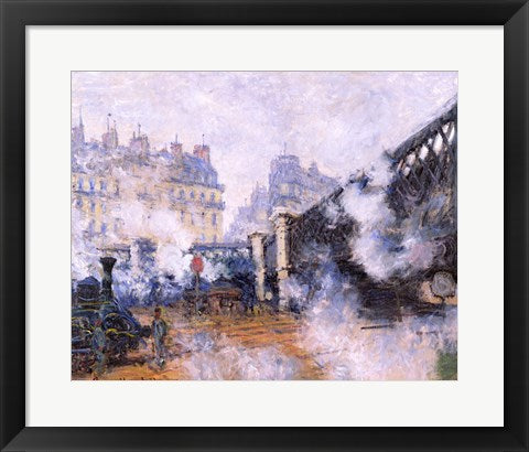 The Pont de l'Europe, Gare Saint-Lazare, 1877 by Claude Monet