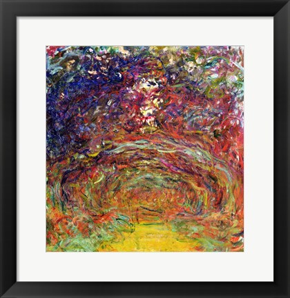 The Rose Path at Giverny, 1920-22 by Claude Monet