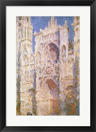 Rouen Cathedral, West Facade, Sunlight, 1894 by Claude Monet