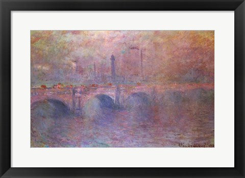 The Thames at Waterloo Bridge, 1903 by Claude Monet