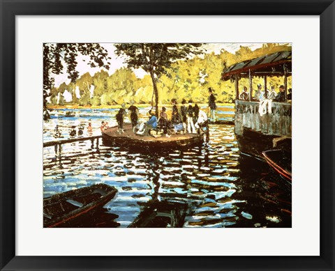 La Grenouillere, 1869 by Claude Monet