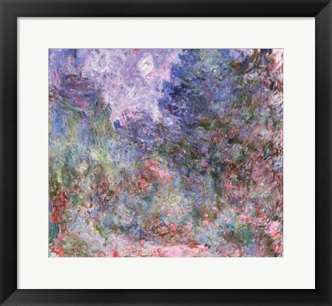 The House at Giverny Viewed from the Rose Garden, 1922-24 by Claude Monet