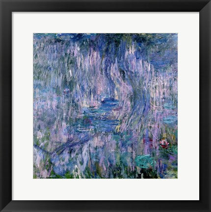 Waterlilies and Reflections of a Willow Tree by Claude Monet