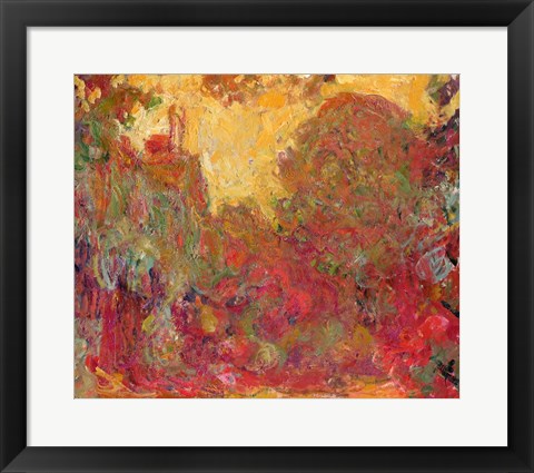 The House seen from the Rose Garden, 1922-24 by Claude Monet