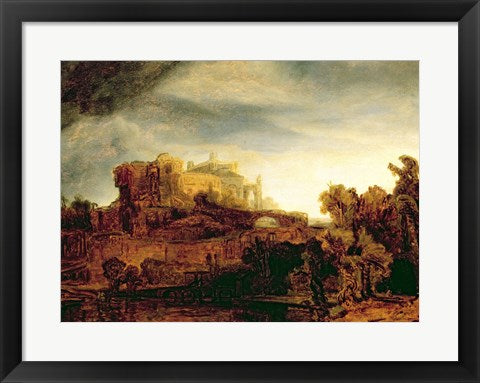 Landscape with a Chateau by Rembrandt van Rijn