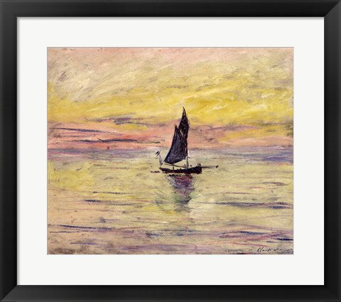 The Sailing Boat, Evening Effect, 1885 by Claude Monet
