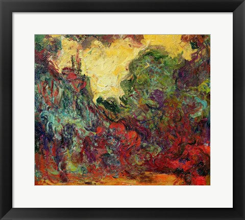 The Artist's House from the Rose Garden by Claude Monet