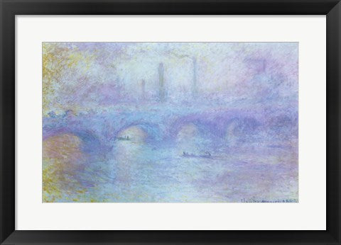 Waterloo Bridge, Effect of Fog, 1903 by Claude Monet