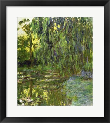 Weeping Willows, The Waterlily Pond at Giverny, c.1918 by Claude Monet