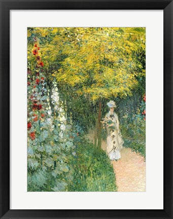 Rose Garden, 1876 by Claude Monet