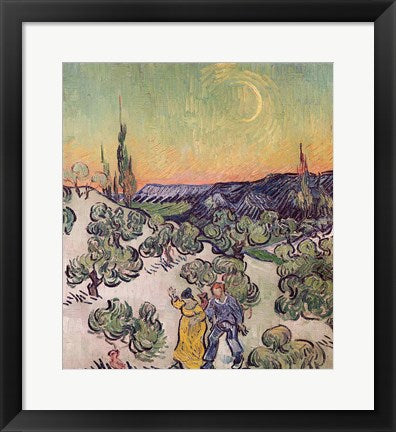 Moonlit Landscape, 1889 by Vincent Van Gogh