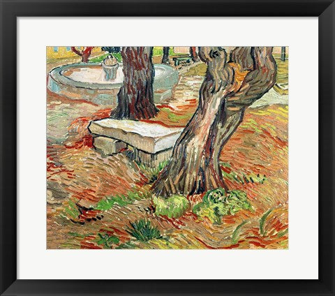The Bench at Saint-Remy, 1889 by Vincent Van Gogh