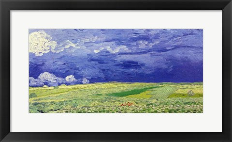 Wheatfields under Thunderclouds, 1890 by Vincent Van Gogh