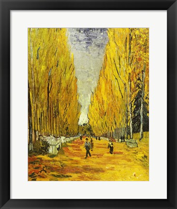 L'Allee des Alyscamps, Arles, 1888 by Vincent Van Gogh