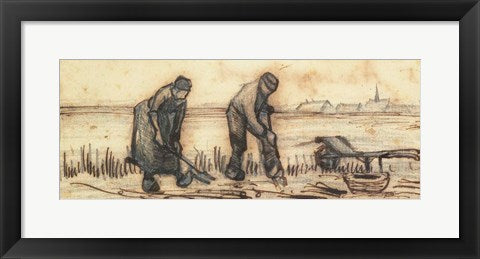 The Potato Harvest by Vincent Van Gogh
