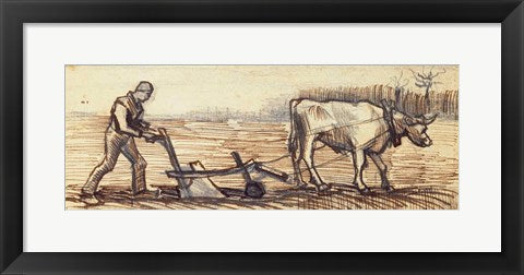 At the Plough by Vincent Van Gogh