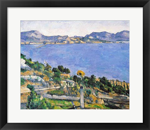 L'Estaque, View of the Bay of Marseilles by Paul Cezanne