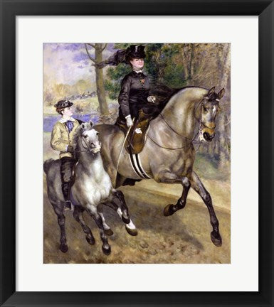 Horsewoman in the Bois de Boulogne, 1873 by Pierre-Auguste Renoir
