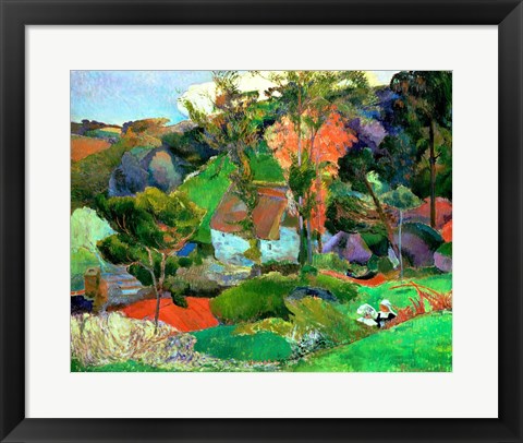 Landscape at Pont Aven, 1888 by Paul Gauguin
