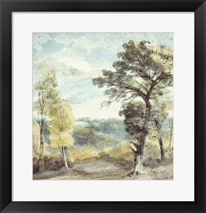 Landscape with Trees and a Distant Mansion by John Constable
