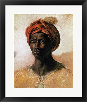 Portrait of a Turk in a Turban, c.1826 by Eugene Delacroix