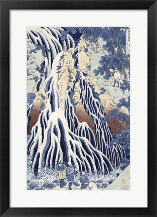 Kirifuri Fall on Kurokami Mount by Katsushika Hokusai