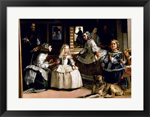 Las Meninas Detail by Diego Velazquez