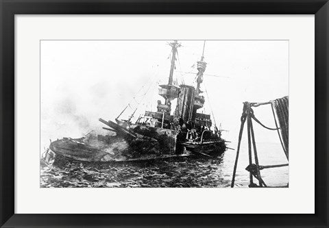 HMS Irresistible Abandoned March 18,1915