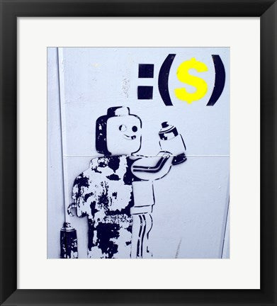 Leggo Man Graffiti - Israel