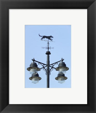 Street Light Detail with Weathervane