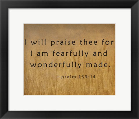 I Will Praise Thee