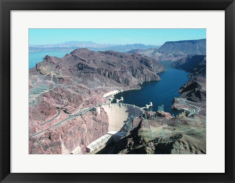Hoover Dam aerial view
