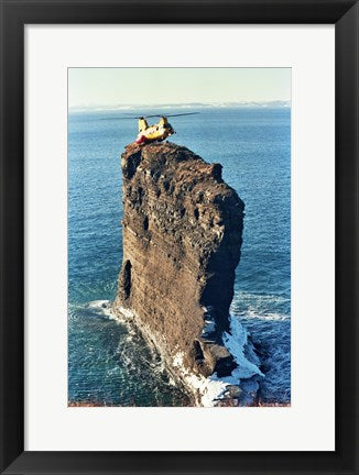 Labrador helicopter landing Bell Island