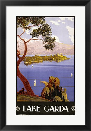 Lake Garda Travel Poster